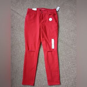 Old Navy Red Women's Rockstar Jeans